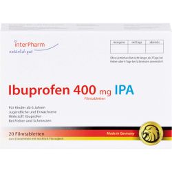 IBUPROFEN 400 mg IPA Filmtabletten 20 St – Артикул 11380098 (артикул 11380098) Германия