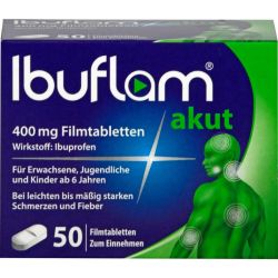 IBUFLAM akut 400 mg Filmtabletten 50 St – Артикул 11648419 (артикул 11648419) Германия