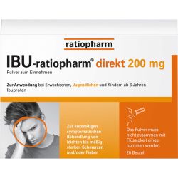 IBU-RATIOPHARM direkt 200 mg Pulver zum Einnehmen 20 St – Артикул 11722469 (артикул 11722469) Германия