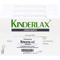 KINDERLAX elektrolytfrei Plv.z.Her.e.Lsg.z.Einn. 3X30 St – Артикул 11952703 (артикул 11952703) Германия
