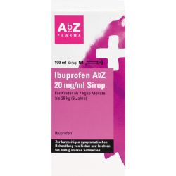 IBUPROFEN AbZ 20 mg/ml Sirup 100 ml – Артикул 12547175 (артикул 12547175) Германия