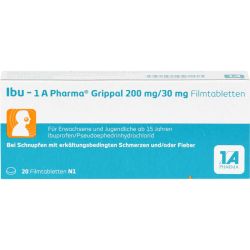 IBU-1A Pharma Grippal 200 mg/30 mg Filmtabletten 20 St – Артикул 14141365 (артикул 14141365) Германия