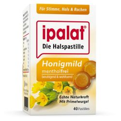 IPALAT Halspastillen honigmild o.Menthol zuckerfr. 40 St – Артикул 14143111 (артикул 14143111) Германия
