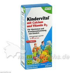 KINDERVITAL Bio mit Calcium und Vitamin D3 Salus, 250 ML – Артикул 6417037 (артикул 6417037) Германия