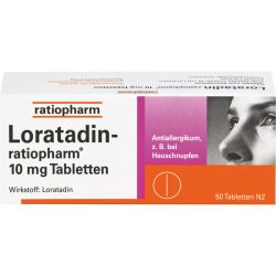 LORATADIN-ratiopharm 10 mg Tabletten 50 St – Артикул 142906 (артикул 142906) Германия