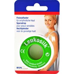 LEUKOSILK 1,25 cmx5 m Blisterkarte 1 St – Артикул 396110 (артикул 396110) Германия