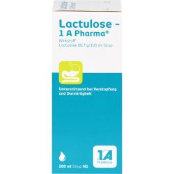 LACTULOSE-1A Pharma Sirup 200 ml – Артикул 1418925 (артикул 1418925) Германия