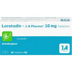 LORATADIN-1A Pharma Tabletten 50 St – Артикул 1879112 (артикул 1879112) Германия