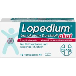 LOPEDIUM akut bei akutem Durchfall Hartkapseln 10 St – Артикул 1939446 (артикул 1939446) Германия