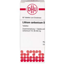 LITHIUM CARBONICUM D 6 Tabletten 80 St – Артикул 2118562 (артикул 2118562) Германия