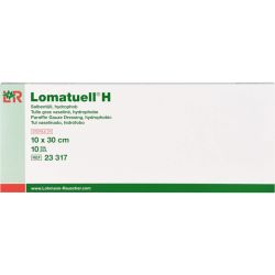 LOMATUELL H Salbentll 10x30 cm steril 10 St – Артикул 3275625 (артикул 3275625) Германия