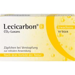 LECICARBON E CO2 Laxans Erwachsenensuppositorien 10 St – Артикул 4018681 (артикул 4018681) Германия