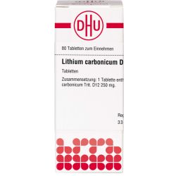 LITHIUM CARBONICUM D 12 Tabletten 80 St – Артикул 4224558 (артикул 4224558) Германия