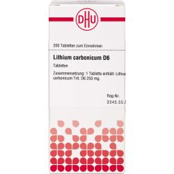 LITHIUM CARBONICUM D 6 Tabletten 200 St – Артикул 4224587 (артикул 4224587) Германия