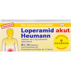 LOPERAMID akut Heumann Tabletten 10 St – Артикул 4633535 (артикул 4633535) Германия