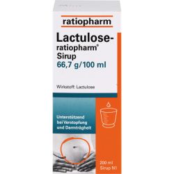 LACTULOSE-ratiopharm Sirup 200 ml – Артикул 4916859 (артикул 4916859) Германия