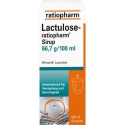 LACTULOSE-ratiopharm Sirup 500 ml – Артикул 4916865 (артикул 4916865) Германия