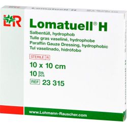 LOMATUELL H Salbentll 10x10 cm steril 10 St – Артикул 8454864 (артикул 8454864) Германия