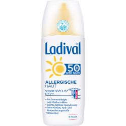 LADIVAL allergische Haut Spray LSF 50+ 150 ml – Артикул 10022646 (артикул 10022646) Германия