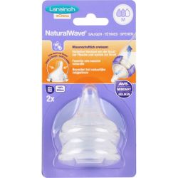 LANSINOH NaturalWave Sauger M 2 St – Артикул 10272969 (артикул 10272969) Германия