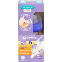 LANSINOH Weithalsflasche 160 ml mit Sauger S 1 St – Артикул 10272981 (артикул 10272981) Германия