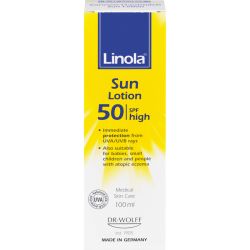LINOLA Sonnen-Hautmilch LSF 50 100 ml – Артикул 11637166 (артикул 11637166) Германия