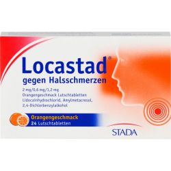 LOCASTAD gegen Halsschmerzen Orange Lutschtabl. 24 St – Артикул 11661087 (артикул 11661087) Германия