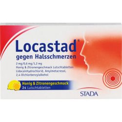 LOCASTAD gegen Halsschmerzen Honig-Zitrone Lut.-T. 24 St – Артикул 11852137 (артикул 11852137) Германия