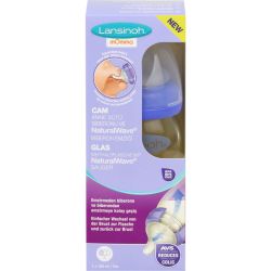 LANSINOH Weithalsflasche Glas 160 ml mit Sauger S 1 St – Артикул 13169717 (артикул 13169717) Германия