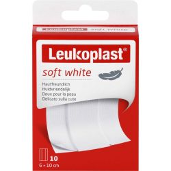 LEUKOPLAST soft white Pflaster 6x10 cm 10 St – Артикул 14219713 (артикул 14219713) Германия