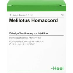 MELILOTUS HOMACCORD Ampullen 10 St – Артикул 665395 (артикул 665395) Германия