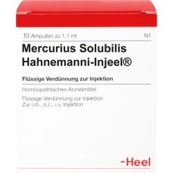 MERCURIUS SOLUBILIS INJEEL Hahnemanni Ampullen 10 St – Артикул 671852 (артикул 671852) Германия