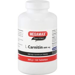 MEGAMAX L-Carnitin 1000 mg Tabletten 120 St – Артикул 885731 (артикул 885731) Германия