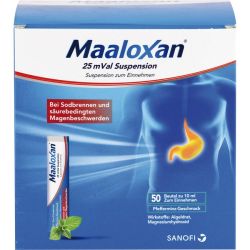 MAALOXAN 25 mVal Suspension 50X10 ml – Артикул 1427373 (артикул 1427373) Германия