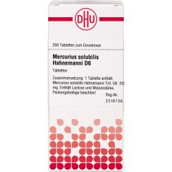 MERCURIUS SOLUBILIS Hahnemanni D 6 Tabletten 200 St – Артикул 2116445 (артикул 2116445) Германия
