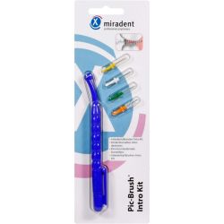 MIRADENT Interd.Pic-Brush Intro Kit 1H+4B.blau 1 St – Артикул 2172320 (артикул 2172320) Германия