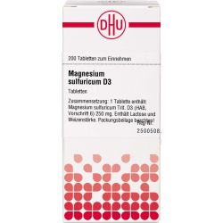MAGNESIUM SULFURICUM D 3 Tabletten 200 St – Артикул 2926919 (артикул 2926919) Германия