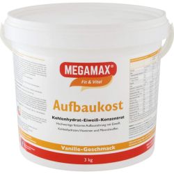 MEGAMAX Aufbaukost Vanille Pulver 3 kg – Артикул 3246730 (артикул 3246730) Германия