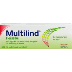 MULTILIND Heilsalbe m.Nystatin u.Zinkoxid 50 g – Артикул 3737617 (артикул 3737617) Германия