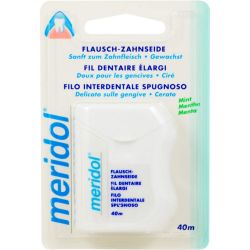 MERIDOL Flausch Zahnzeide gewachst 40 m – Артикул 4123449 (артикул 4123449) Германия