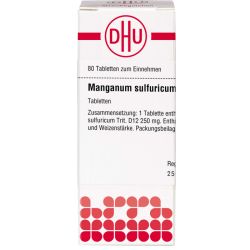MANGANUM SULFURICUM D 12 Tabletten 80 St – Артикул 4226563 (артикул 4226563) Германия