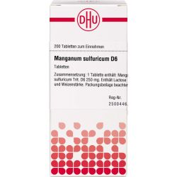 MANGANUM SULFURICUM D 6 Tabletten 200 St – Артикул 4226586 (артикул 4226586) Германия