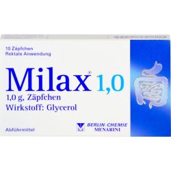 MILAX 1,0 Suppositorien 10 St – Артикул 4647595 (артикул 4647595) Германия