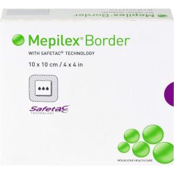 MEPILEX Border Schaumverband 10x10 cm CPC 10 St – Артикул 4720760 (артикул 4720760) Германия