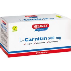 MEGAMAX L-Carnitin 500 mg Kapseln 60 St – Артикул 4797219 (артикул 4797219) Германия