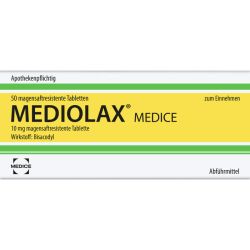 MEDIOLAX Medice magensaftresistente Tabletten 50 St – Артикул 7774041 (артикул 7774041) Германия