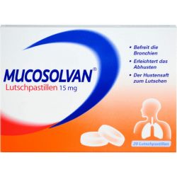 MUCOSOLVAN Lutschpastillen 15 mg 20 St – Артикул 8648479 (артикул 8648479) Германия