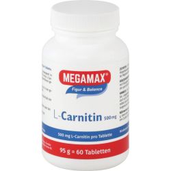 MEGAMAX L-Carnitin 500 mg Tabletten 60 St – Артикул 8763246 (артикул 8763246) Германия