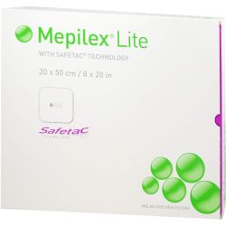 MEPILEX Lite Schaumverband 20x50 cm steril 4 St – Артикул 9891696 (артикул 9891696) Германия