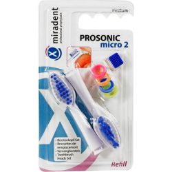 MIRADENT PROSONIC micro 2 Refill Brstenkopfset 1 St – Артикул 10114874 (артикул 10114874) Германия